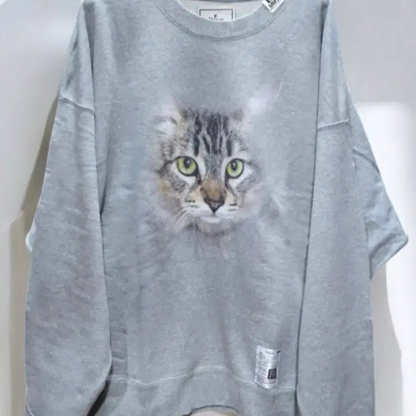 [BUNJANG] Mihara Yasuhiro Cat Print Sweatshirt / 미하라야스히로 고양이 맨투맨