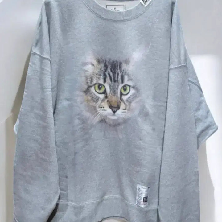 [BUNJANG] Mihara Yasuhiro Cat Print Sweatshirt / 미하라야스히로 고양이 맨투맨