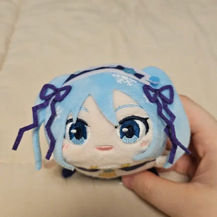 [BUNJANG] Hatsune Miku Snow Miku Mochi Plush / 하츠네 미쿠 유키 미쿠 모찌마스