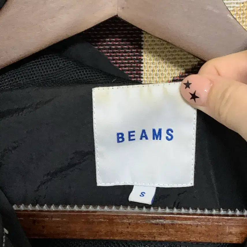[BUNJANG] Beams Stitch Nylon Jacket S / 빔즈 스티치 후드 나일론 자켓 S
