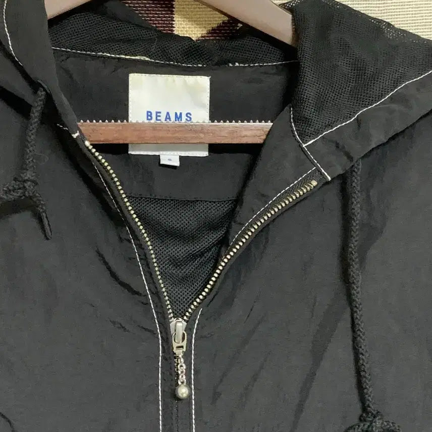[BUNJANG] Beams Stitch Nylon Jacket S / 빔즈 스티치 후드 나일론 자켓 S