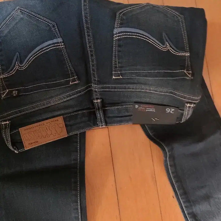 [BUNJANG] Denim Skinny Jeans 26 Damage Jeans / 데님 스키니진 26사이즈 데미지진