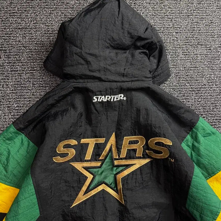 [BUNJANG] Starter Dallas Stars Anorak Jacket / 90s 스타터 올드스쿨 NHL 댈러스 스타스 아노락 자켓 3374