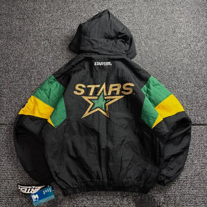 [BUNJANG] Starter Dallas Stars Anorak Jacket / 90s 스타터 올드스쿨 NHL 댈러스 스타스 아노락 자켓 3374