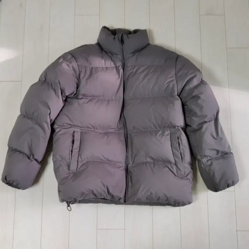 [BUNJANG] Calvin Klein Gray Padded Jacket / 캘빈클라인 CK 회색 패딩