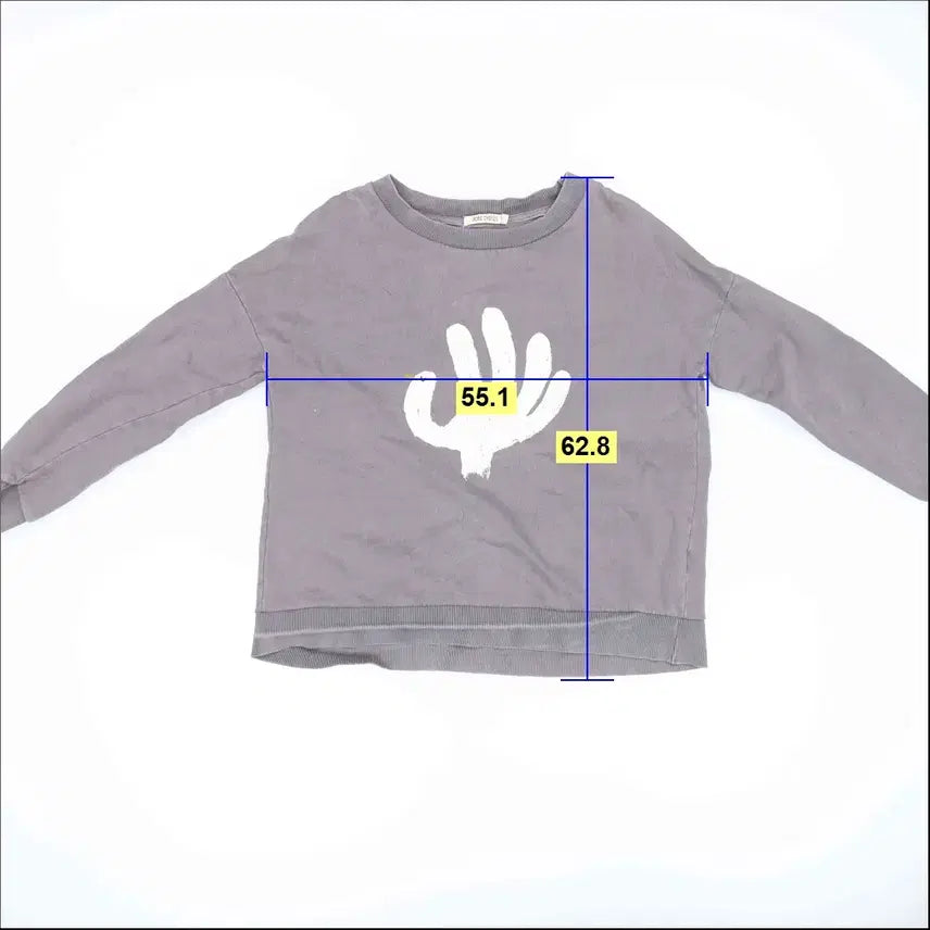 [SOLD OUT] S 보보쇼즈 선인장 맨투맨  0225H1