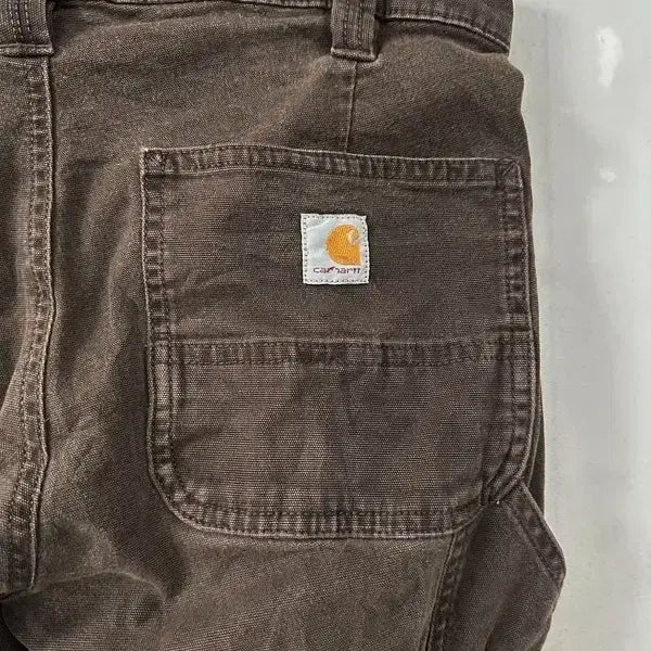 [BUNJANG] Carhartt Vintage Double Knee Work Pants Brown 32 inch / [32인치] CARHARTT VINTAGE 더블니 워크팬츠 브라운