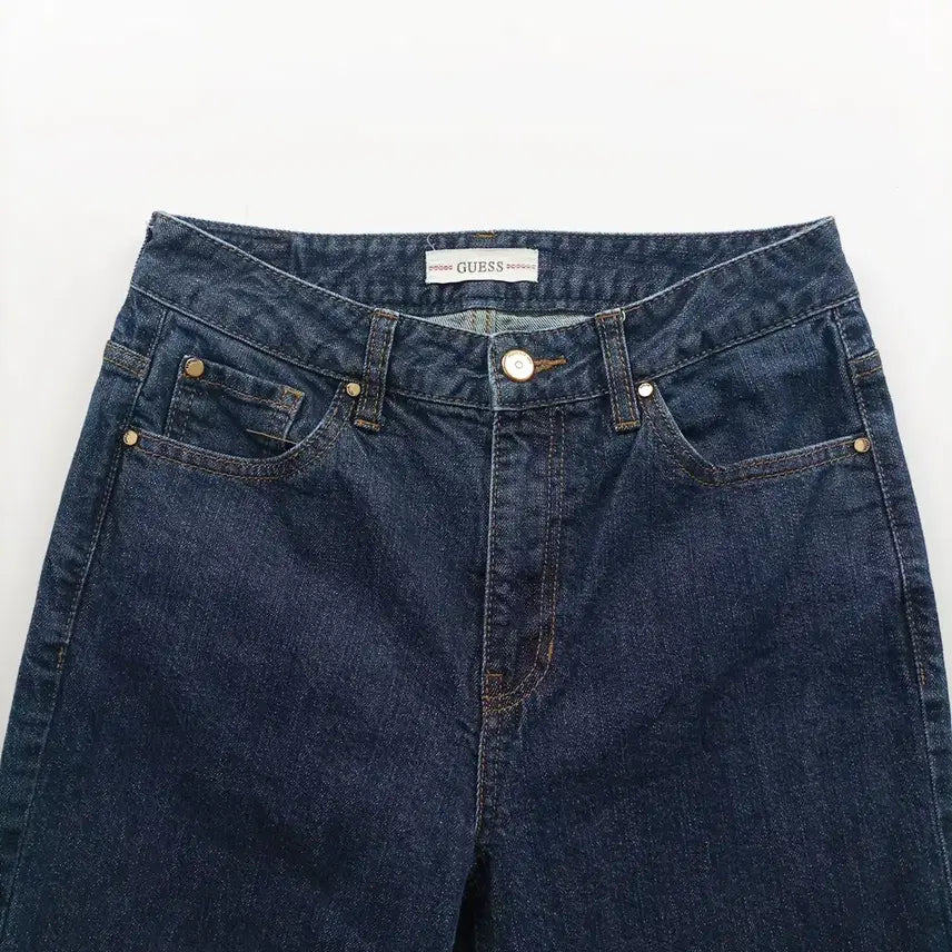 [BUNJANG] Guess Denim Jeans Straight Leg Casual Pants / 게스 청바지 사이즈25 일자 캐주얼 기본 여자 여성 데님팬츠 A9528