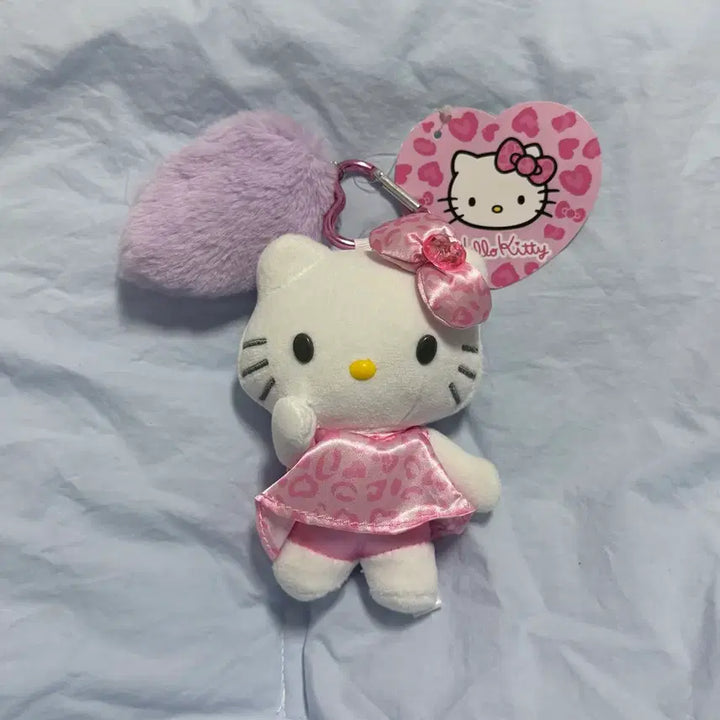 [SOLD OUT] (새상품) 헬로키티 고고걸 핑크 레오파드 키티 키링 인형
