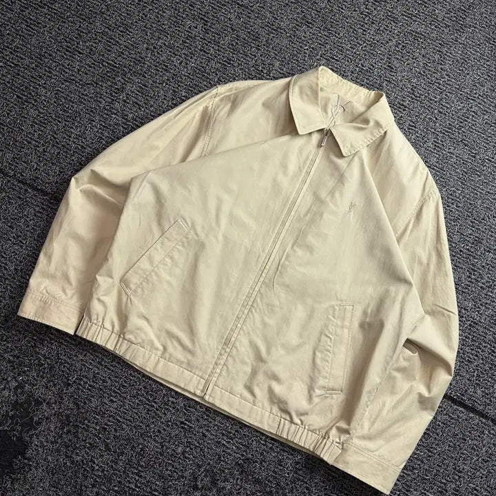 [BUNJANG] YSL Archive Minimal Harrington Blouson Jacket / 90s YSL 입생로랑 아카이브 미니멀 해링턴 블루종 자켓 3376