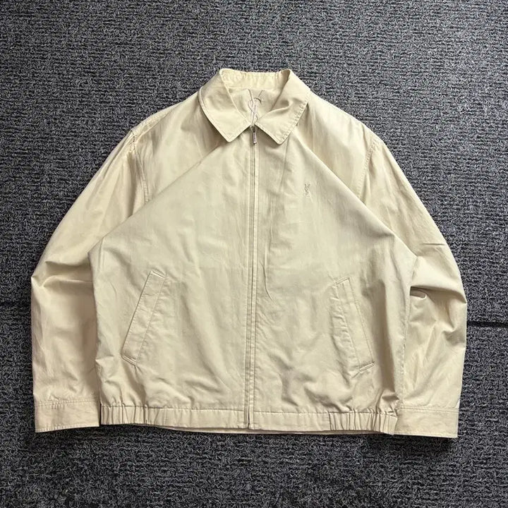 [BUNJANG] YSL Archive Minimal Harrington Blouson Jacket / 90s YSL 입생로랑 아카이브 미니멀 해링턴 블루종 자켓 3376