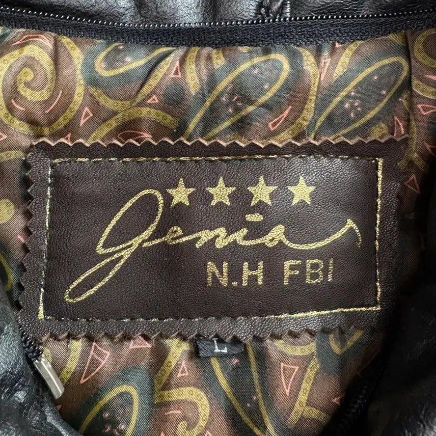 [BUNJANG] Brother Vintage Lambskin Leather Bomber Jacket / 빈티지 아카이브 양가죽 봄버 자켓 3377