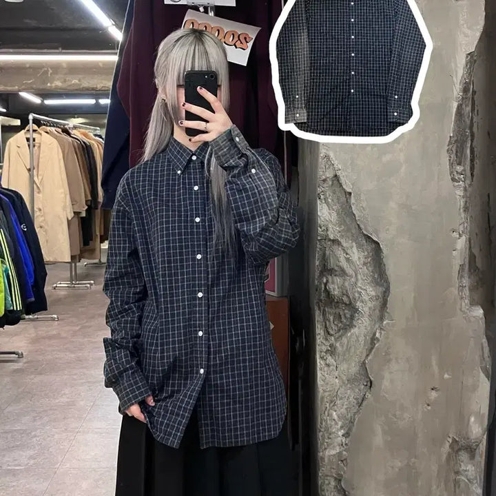 [BUNJANG] Polo Ralph Lauren Checkered Shirt Deep Green / 폴로 랄프로렌 체크 셔츠 딥그린  