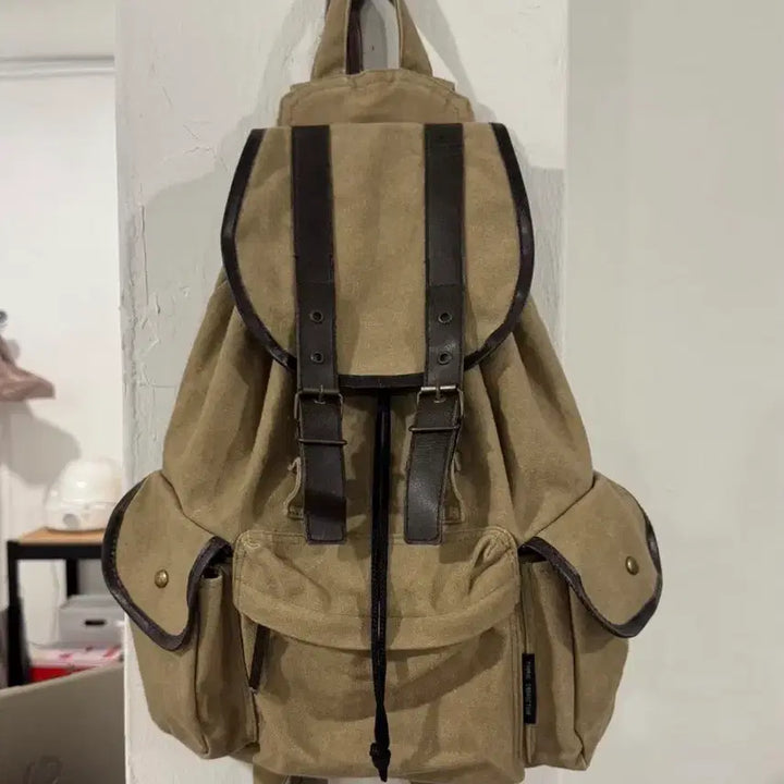 [BUNJANG] Vintage Buckle Backpack / 일본 빈티지 | 빈티지 버클 백팩 | 핀터깔 | 모리걸