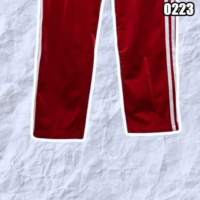 [BUNJANG] Adidas Firebird Track Pants Training Trousers Red / M 아디다스 파이어버드 트랙 팬츠 트레이닝 츄리닝 바지 레드