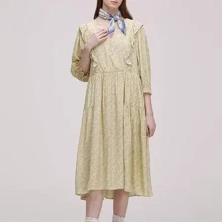 [BUNJANG] Thursday Island Floral Midi Dress 85S / 써스데이아일랜드 플라워 미디 원피스 85S사이즈 새상품