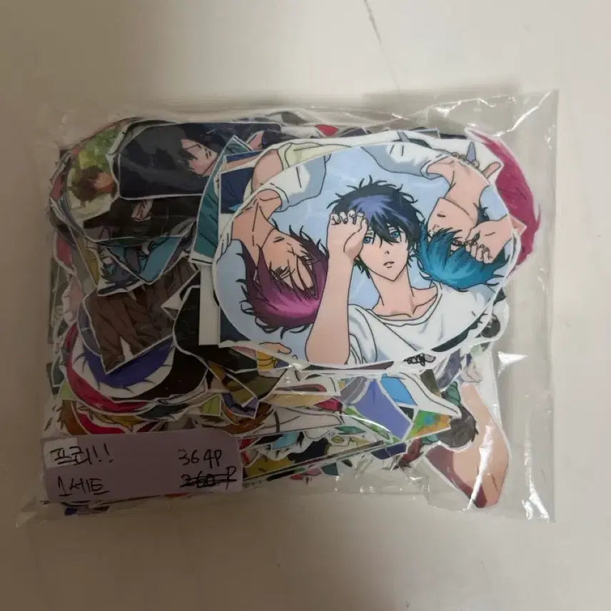 [BUNJANG] Free! Anime Stickers 364pcs / 프리)인스컷 364장