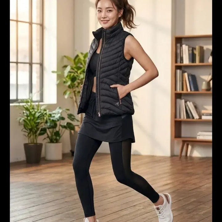 [BUNJANG] Westwood Black Lightweight Padded Vest Women&