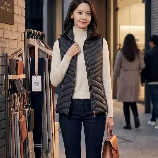 [BUNJANG] Westwood Black Lightweight Padded Vest Women&