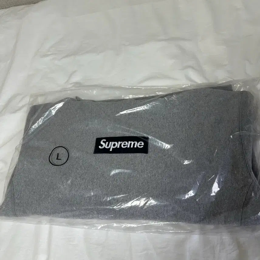 [SOLD OUT] 슈프림 25fw 박스로고 후디 헤더 그레이