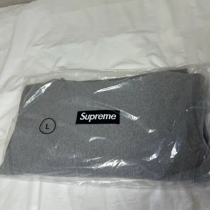 [SOLD OUT] 슈프림 25fw 박스로고 후디 헤더 그레이