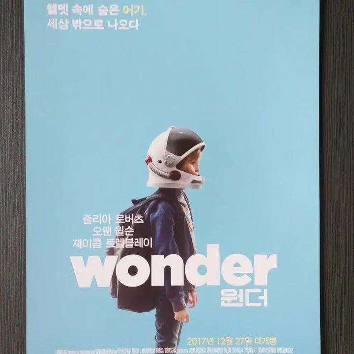 [BUNJANG] Wonder Movie Flyer Poster / 영화 원더 전단지 팜플렛 포스터
