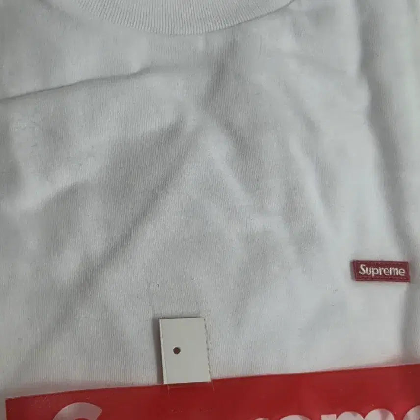 [BUNJANG] Supreme Small Box Long Sleeve White Shirt / 슈프림 스몰박스 롱슬리브 긴팔 화이트 S