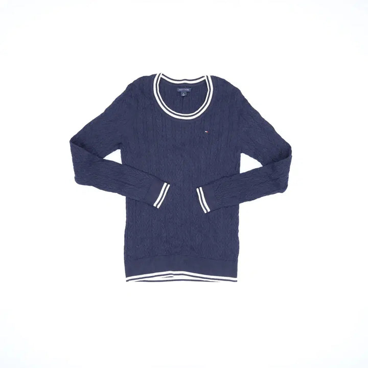 [SOLD OUT] M 타미힐피거 여성 케이블 니트 0225H1
