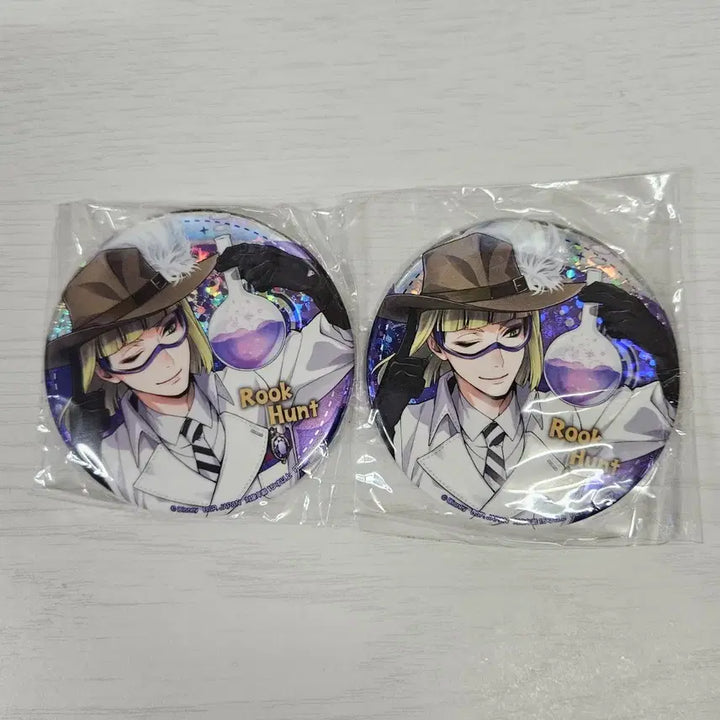 [BUNJANG] Twisted Wonderland Rook Hunt Lab Uniform Badge Bundle Set / 트위스테 루크 실험복 캔뱃지 2개 일괄