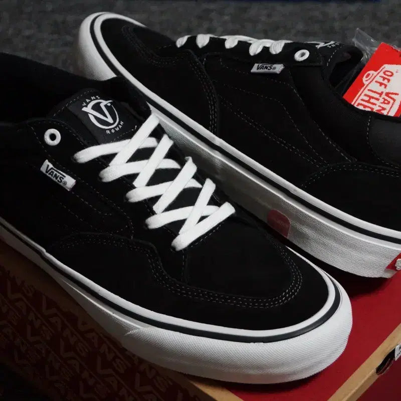 [BUNJANG] Vans Rowan Pro Black White Skate Shoes / (285)(마지막한점) 반스 로완 프로 블랙 화이트 2020