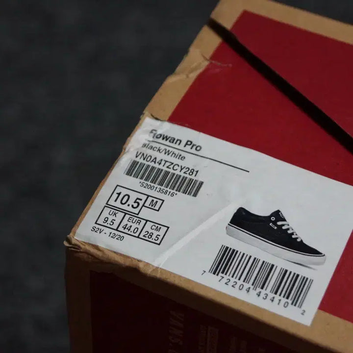 [BUNJANG] Vans Rowan Pro Black White Skate Shoes / (285)(마지막한점) 반스 로완 프로 블랙 화이트 2020