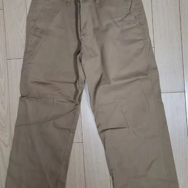 [BUNJANG] Beige Wide Chino Pants / 베이지색 와이드 치노 팬츠