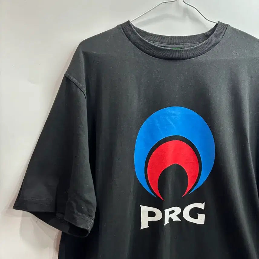 [BUNJANG] Paragraph Black Circle Big Logo Short Sleeve T-shirt / [105] 파라그래프 블랙 서클 빅로고 반팔 티셔츠 1.5