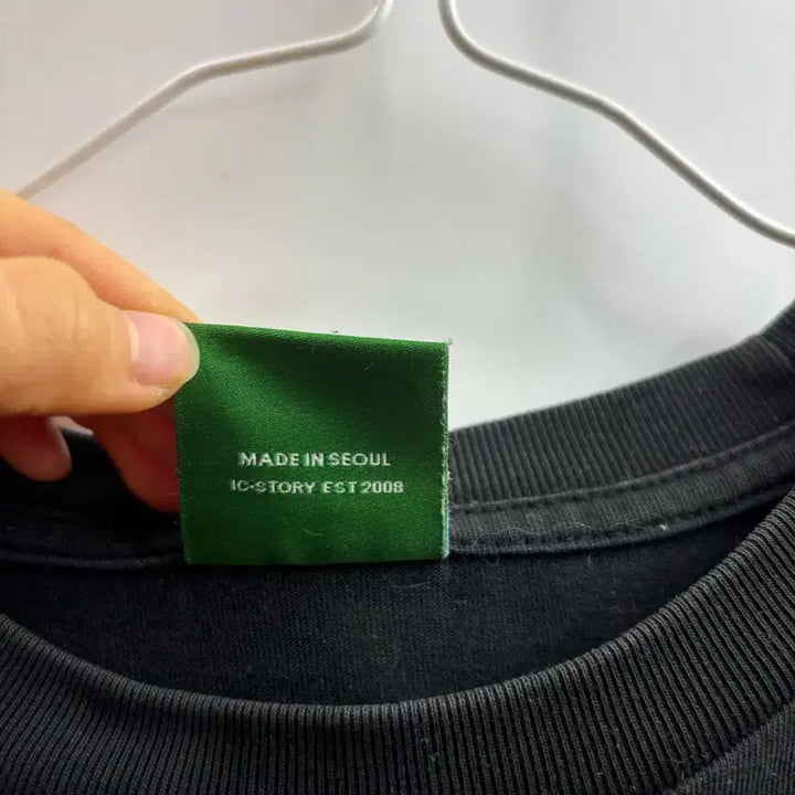 [BUNJANG] Paragraph Black Circle Big Logo Short Sleeve T-shirt / [105] 파라그래프 블랙 서클 빅로고 반팔 티셔츠 1.5