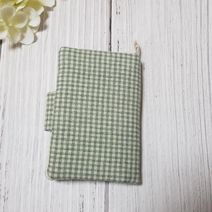 [BUNJANG] Handmade Anne of Green Gables Mini Card Wallet / 핸드메이드 빨강머리앤 미니카드지갑 (그린체크)