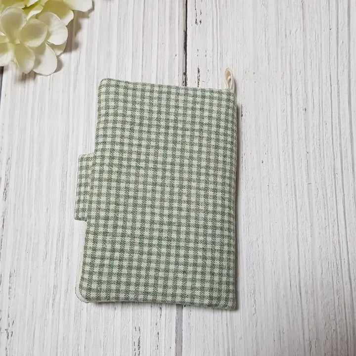 [BUNJANG] Handmade Anne of Green Gables Mini Card Wallet / 핸드메이드 빨강머리앤 미니카드지갑 (그린체크)