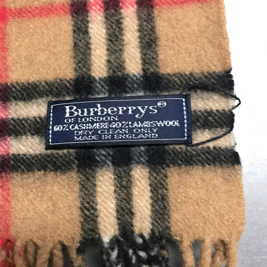 [BUNJANG] Burberry Cashmere/Lambswool Scarf Beige / 버버리 정품 캐시미어/램스울 머플러 베이지