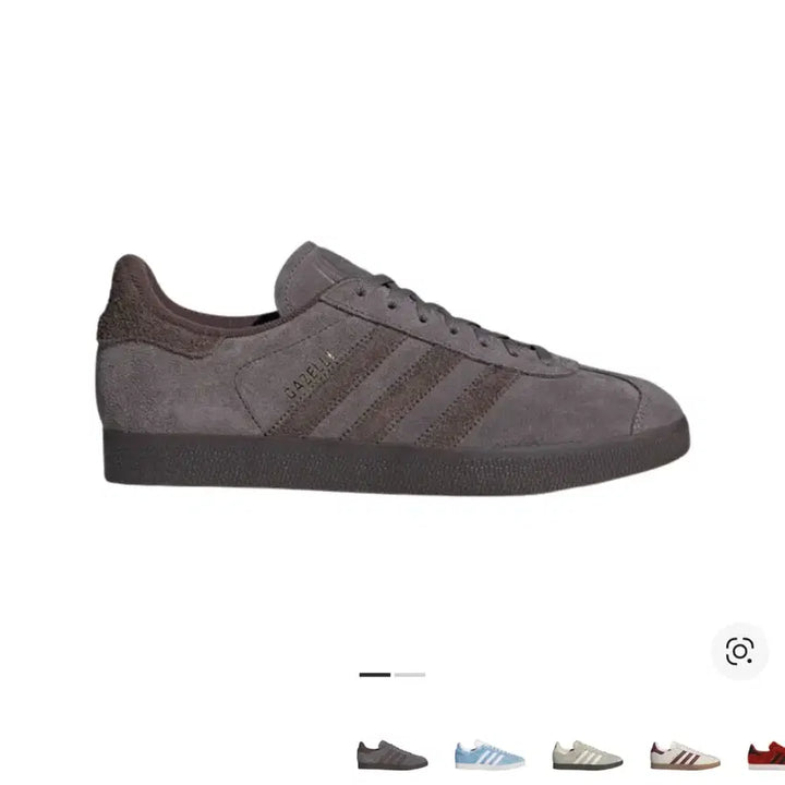 [BUNJANG] Adidas Gazelle Charcoal Dark Brown Sneakers / 아디다스 가젤 차콜 다크 브라운 255 어스 스트라타 대체