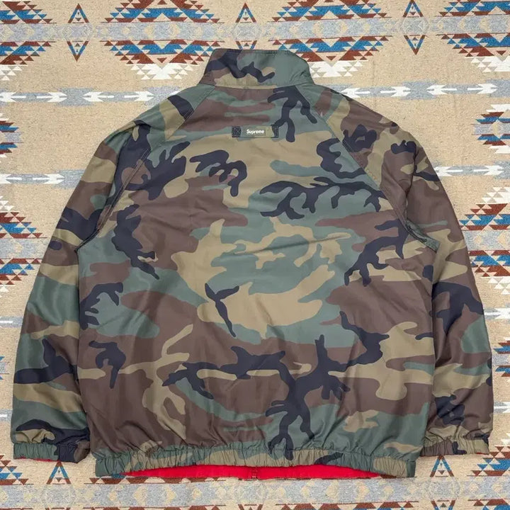 [BUNJANG] Supreme Polartec Reversible Track Jacket (Woodland Camo) - 25FW / [XL] 슈프림 폴라텍 리버시블 트랙 재킷 레드 - 25FW