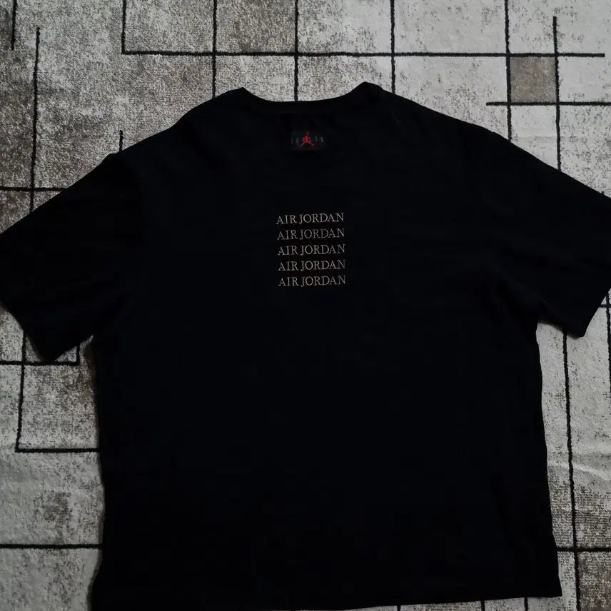 [BUNJANG] Nike Air Jordan Watermark Black T-shirt XL / 나이키 에어조던 워터마크 블랙 반팔티 사이즈 105 XL