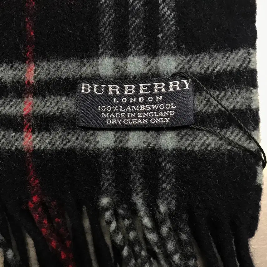 [BUNJANG] Burberry Lambswool Scarf Navy / 버버리 정품 램스울 머플러 네이비
