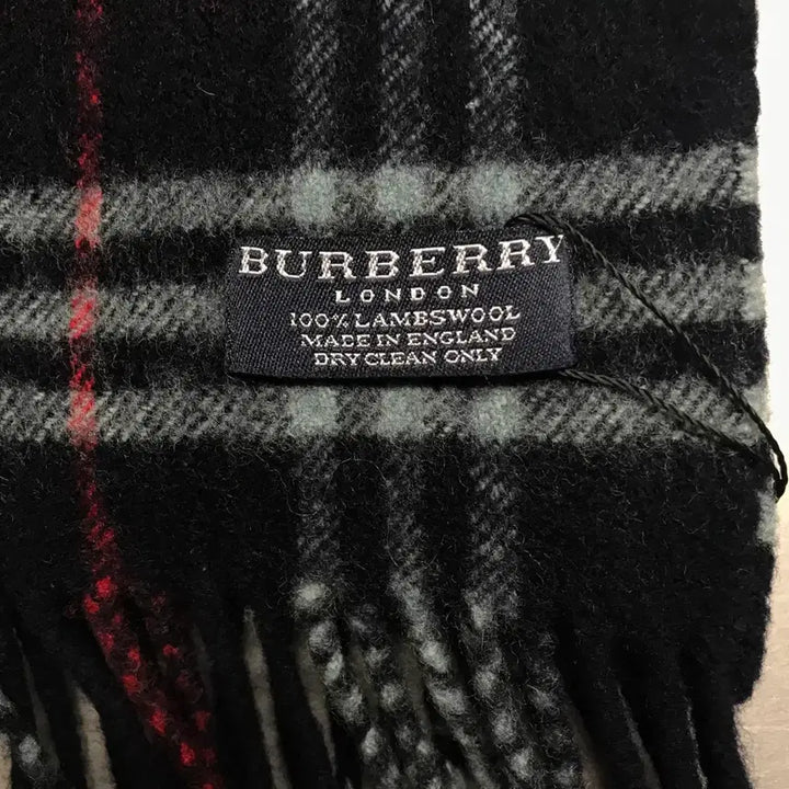 [BUNJANG] Burberry Lambswool Scarf Navy / 버버리 정품 램스울 머플러 네이비
