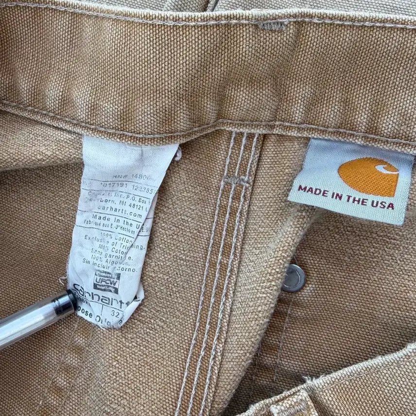 [BUNJANG] Carhartt B01 BRN Double Knee Carpenter Pants / OG 칼하트 B01 BRN 더블니 카펜터팬츠