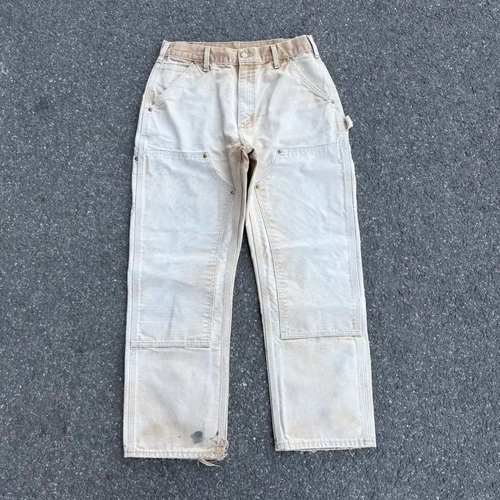 [BUNJANG] Carhartt B01 BRN Double Knee Carpenter Pants / OG 칼하트 B01 BRN 더블니 카펜터팬츠