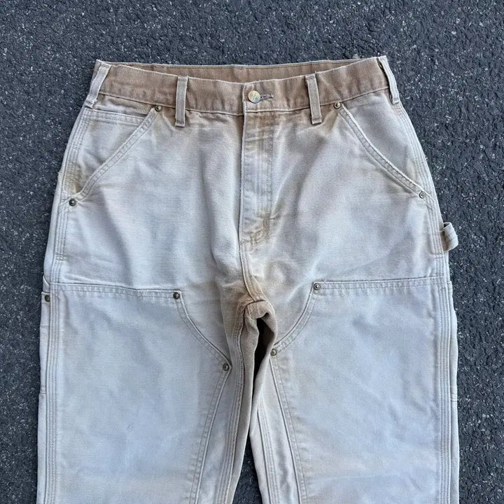 [BUNJANG] Carhartt B01 BRN Double Knee Carpenter Pants / OG 칼하트 B01 BRN 더블니 카펜터팬츠