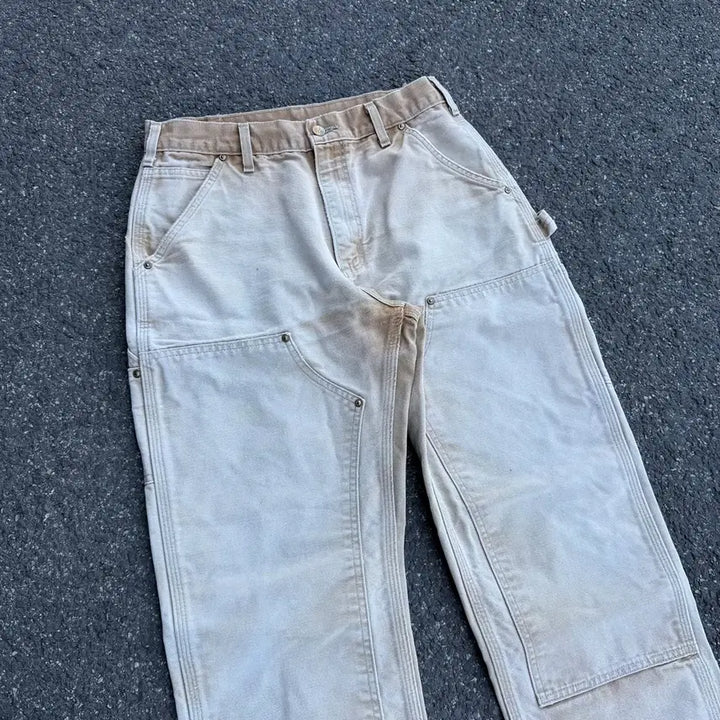 [BUNJANG] Carhartt B01 BRN Double Knee Carpenter Pants / OG 칼하트 B01 BRN 더블니 카펜터팬츠