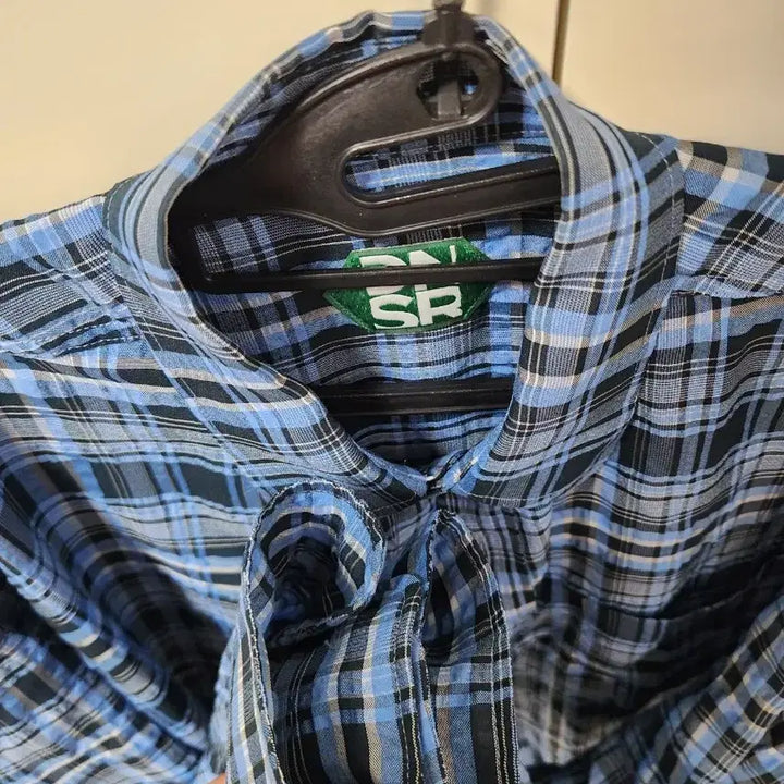 [BUNJANG] DSR Blue Check Shirt / DSR 블루 체크 남방 셔츠
