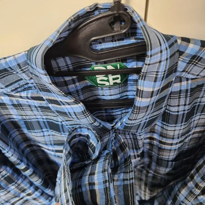 [BUNJANG] DSR Blue Check Shirt / DSR 블루 체크 남방 셔츠