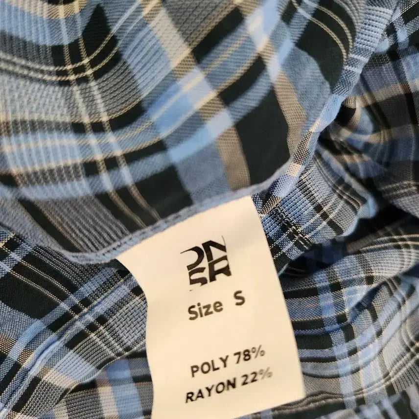 [BUNJANG] DSR Blue Check Shirt / DSR 블루 체크 남방 셔츠