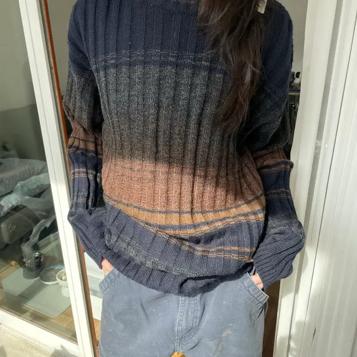 [BUNJANG] Montecatini 100% Cashmere Pleated Knit Sweater / 80s Pleated Italian Wool Knit